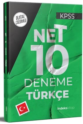 Indeks Kitap 2023 Kpss Türkçe Net 10 Deneme Dijital Çözümlü Indeks Kitap 9786257730945
