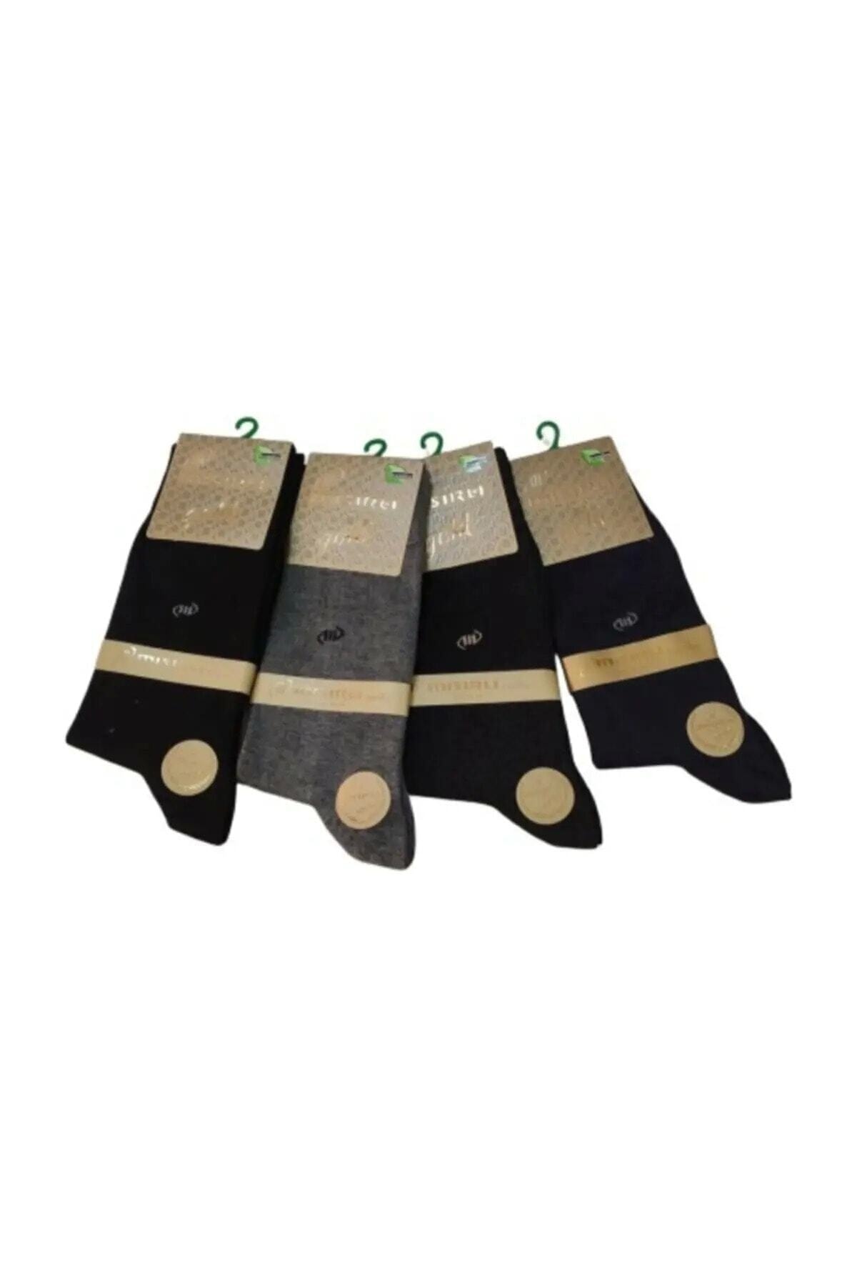 goldmısırlı 12 Çift Mısırlı Gold Mevsimlik Bambu Erkek Çorap Dikişsiz Karışık Renkler