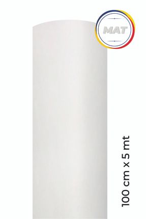 Mat Beyaz Yapışkanlı Folyo 100 cm X 5 metre ECCE138