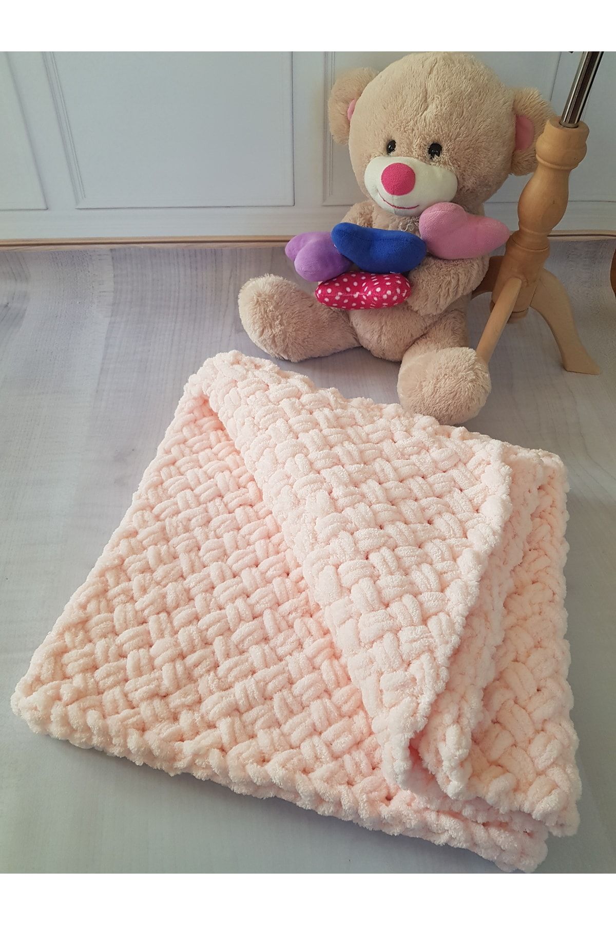 Alize puffy shop baby blanket