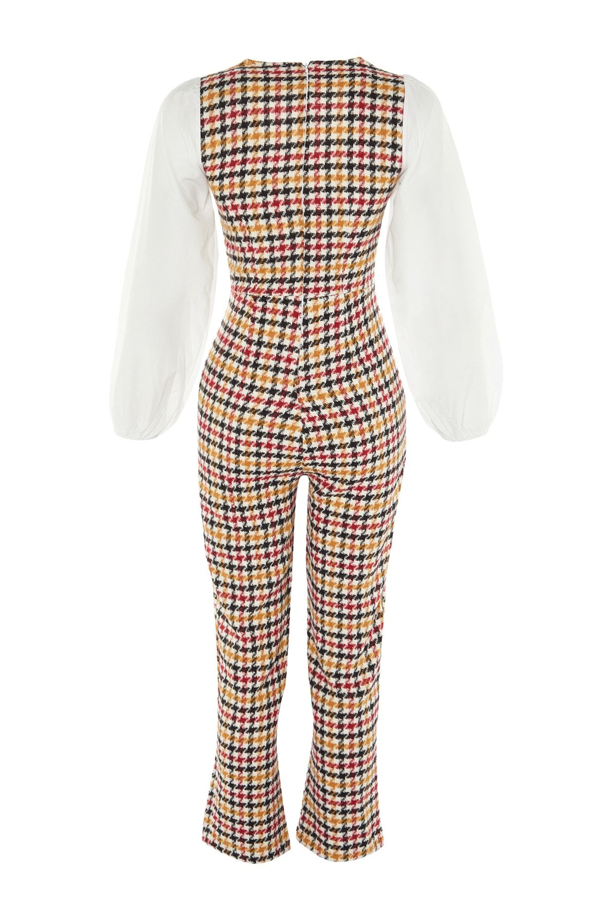 Trendyol Collection Multicolored Belted Collar Detailed Woven