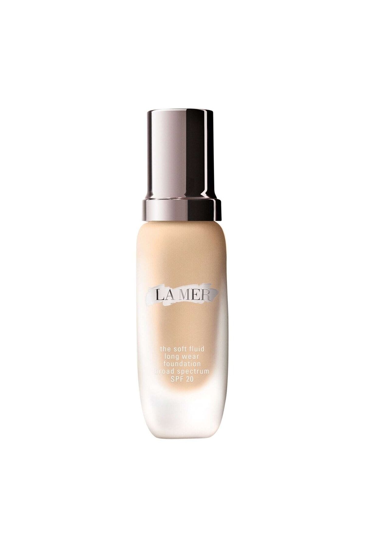 La Mer The Soft Fluid Long Wear Foundation Hydrating Sea Alg And Peptides Spf 20 100 Porcelain 30ml