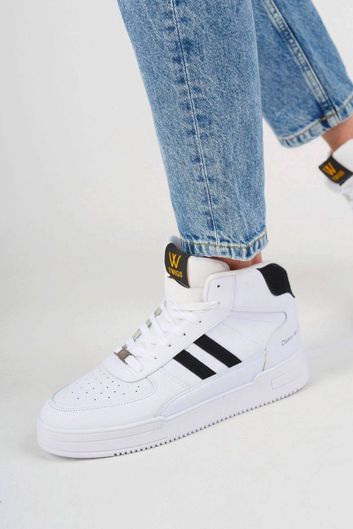 Adidas white high ankle sneakers hotsell