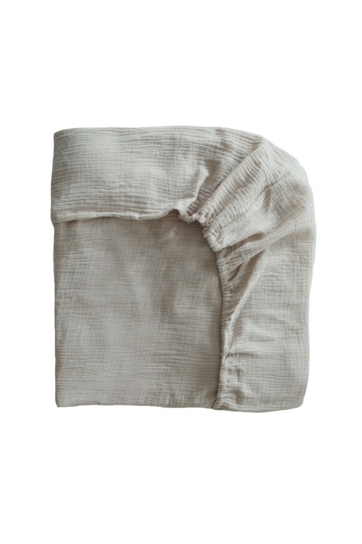 Bürümcük Muslin Fitted Bed Sheet 60x120 cm 100% Organic Cotton +15 cm Bed Height