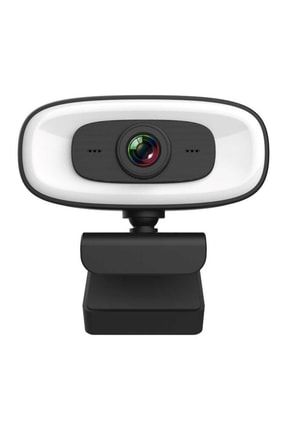 Pc-10 Mikrofonlu Işıklı Tripodlu 2k Hd Webcam - Beyaz TYC00605826081
