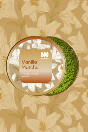 Nice Match Vanilla Matcha - Vanilya Aromalı Matcha 25 gr