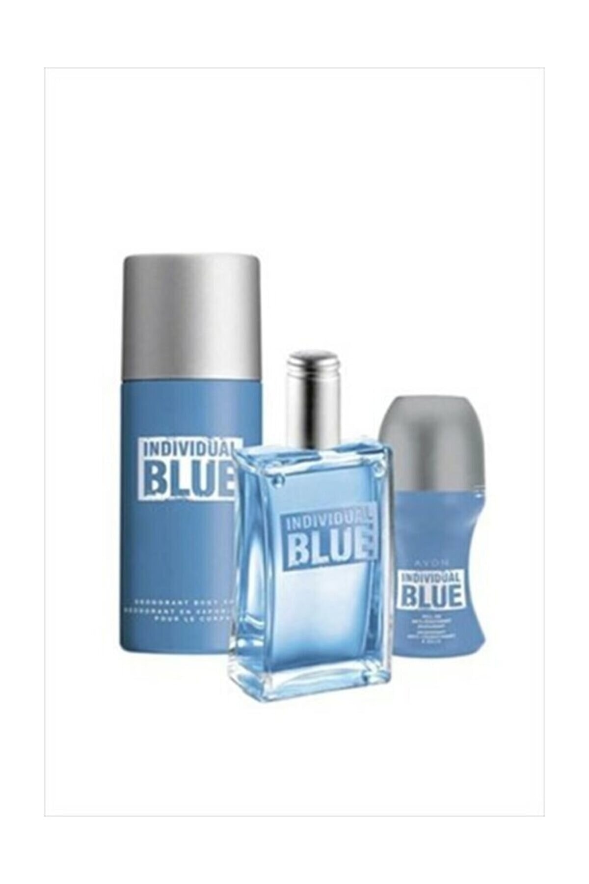 Benca Cosmetics Avon Individual Blue Edt 100 Ml Erkek Parfüm 3'lü Set