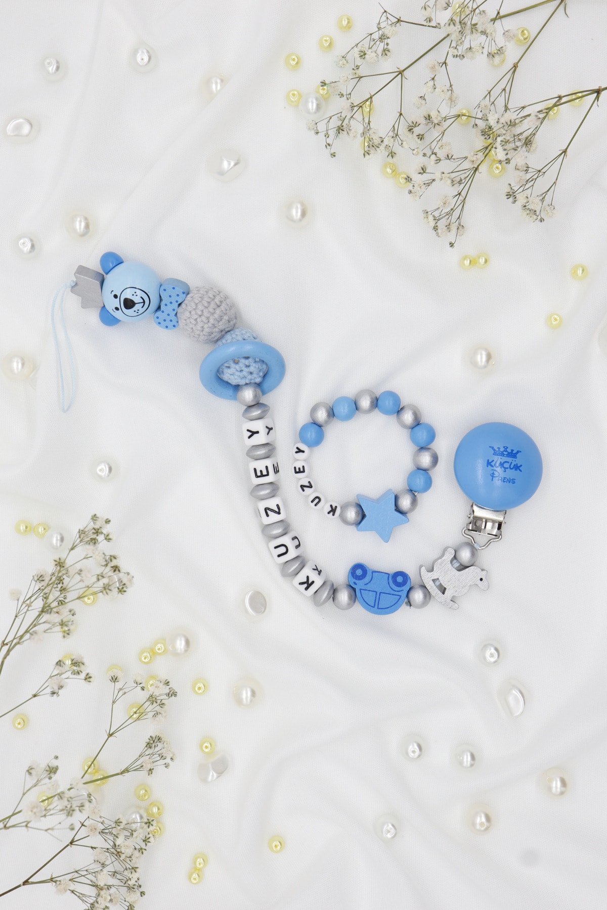 lilamtasarım %100 Doğal Ahşap Ürünlerden Bebek Emzik Zinciri fotoğrafı 4 (önizleme)