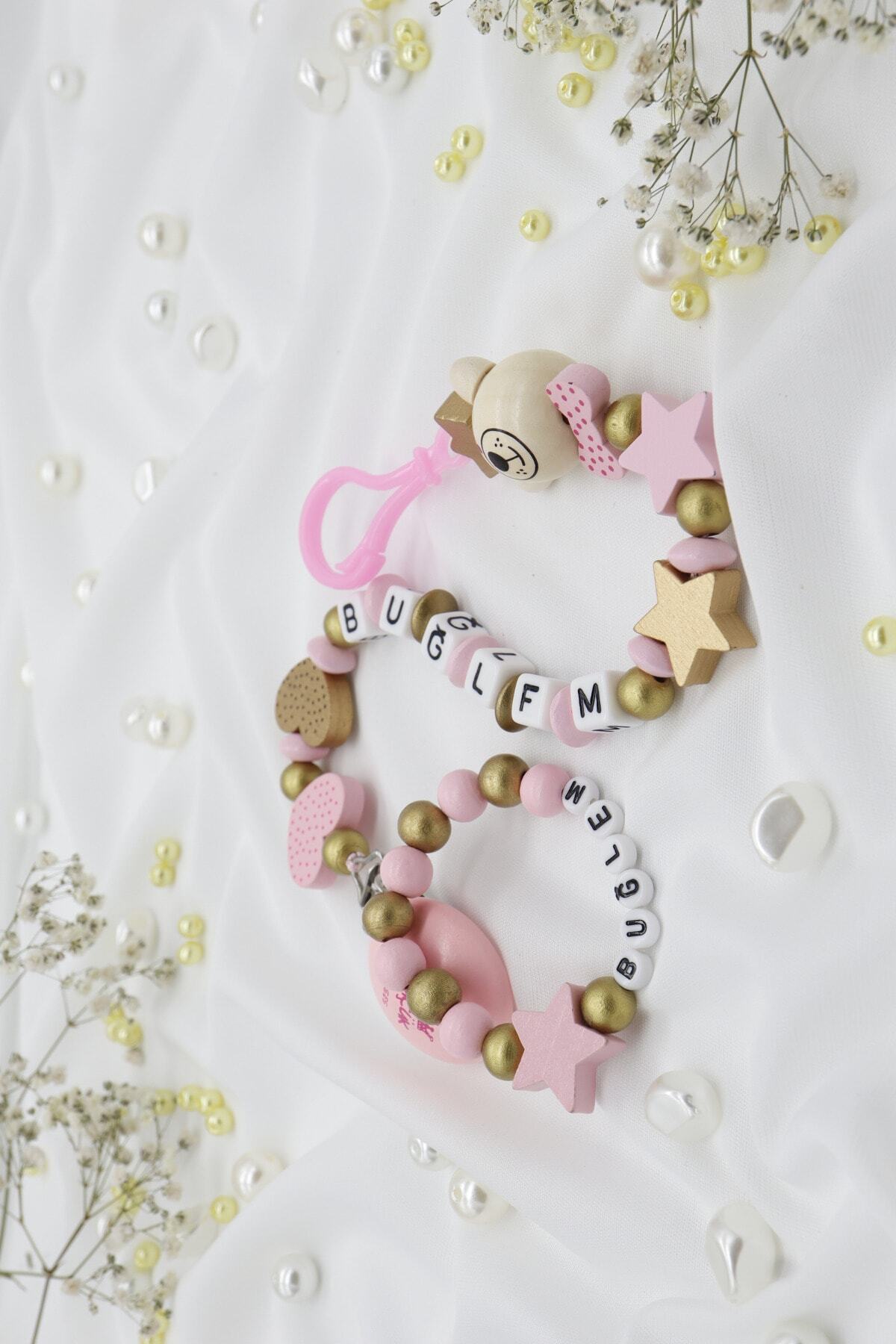 lilamtasarım %100 Doğal Ahşap Ürünlerden Bebek Emzik Zinciri fotoğrafı 3 (önizleme)