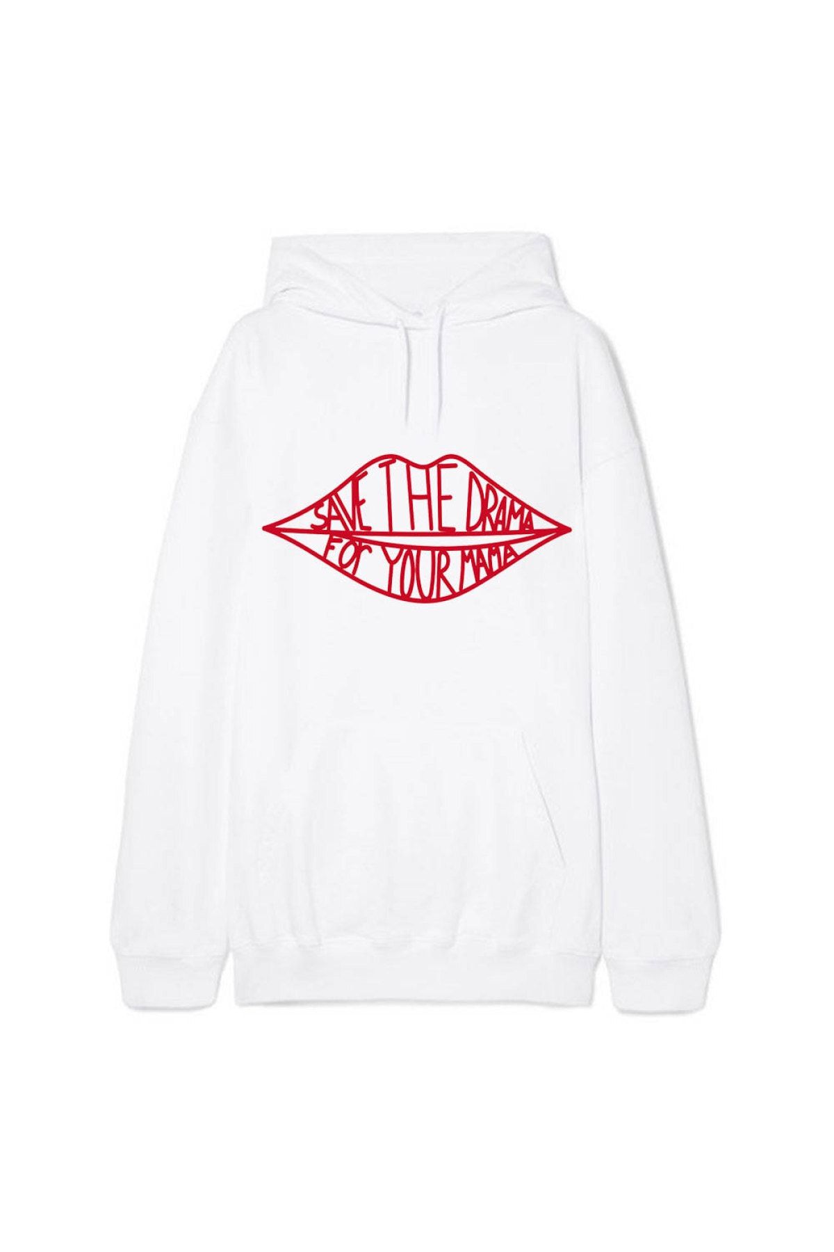 Urbanstadt White Harry Styles Save The Drama Sweatshirt Hoodie