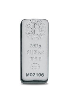 250 Gram Külçe Gümüş G-00250