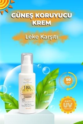 Leke Karşıtı Spf 50 Tüm Ciltler Için Yüksek Korumalı Nemlendirici Güneş Kremi 100 ml. 230320