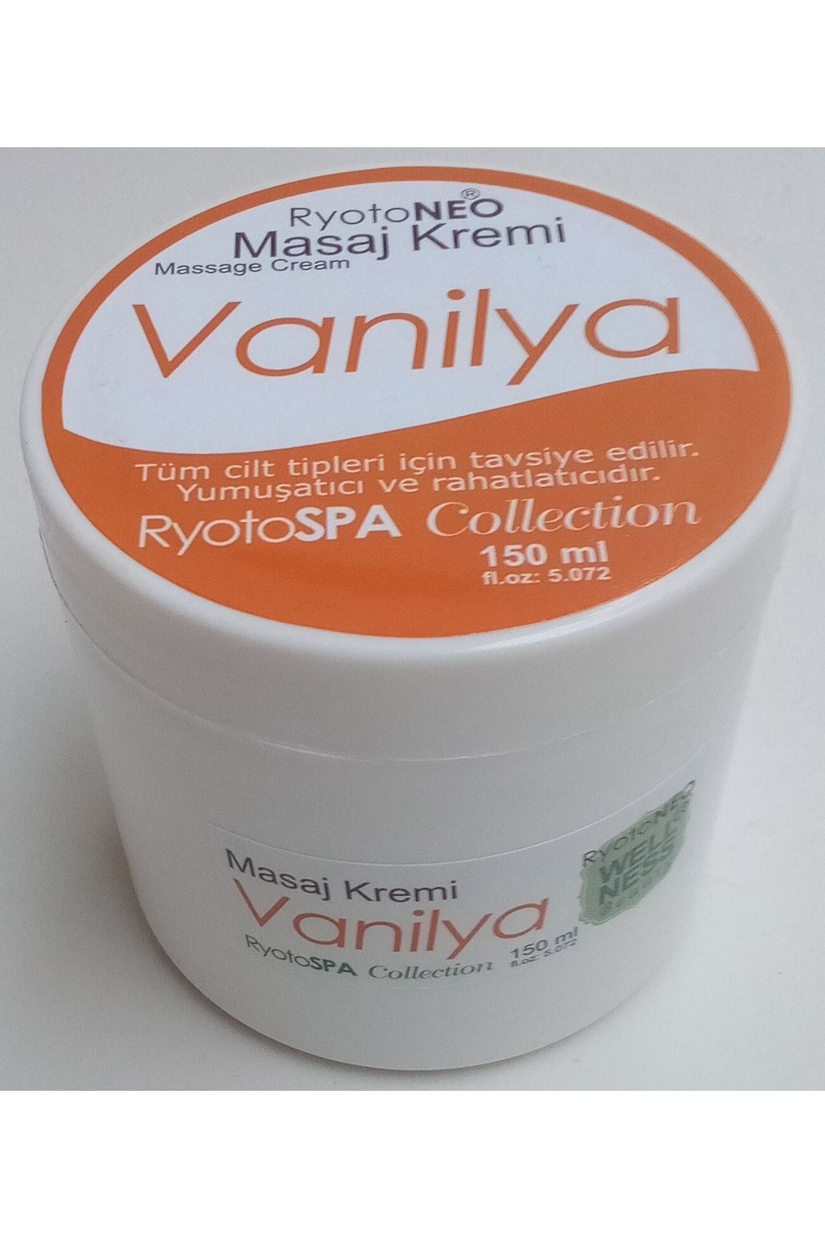 RyotoNEO Vanilya Çok Amaçlı Masaj Kremi %100 Doğal 150 Ml. / RyotoNEO Vanilla Multi-Purpose Massage Cream 100% Natural 150 Ml.