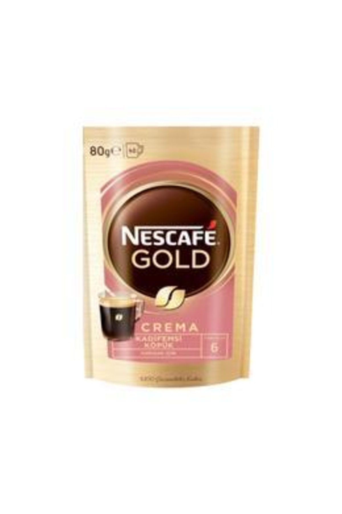 Nescafe Gold Crema 80 Gram Çözünebilir Kahve Yeni Paket Özel Seri