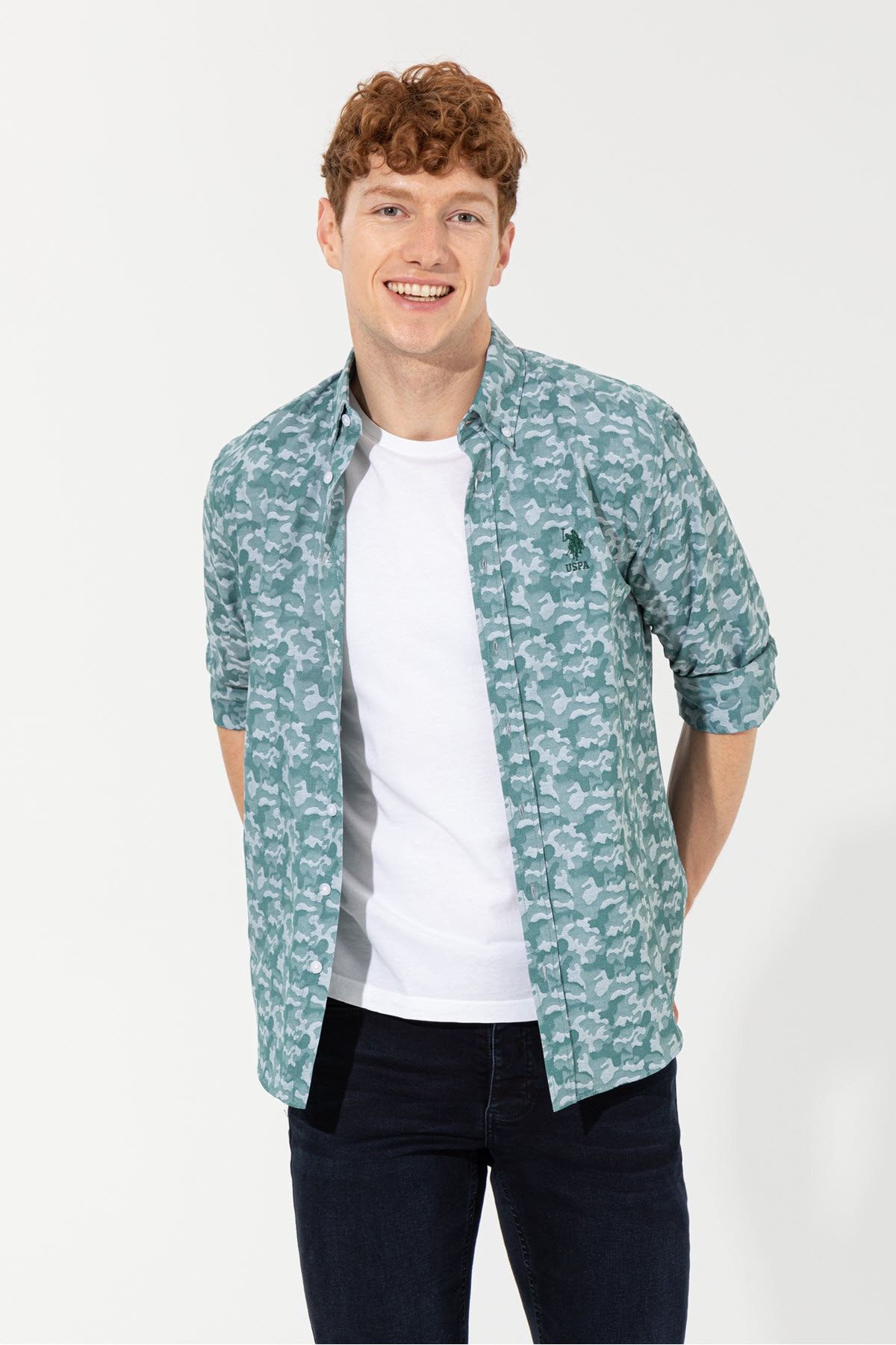 Uspa deals green shirt