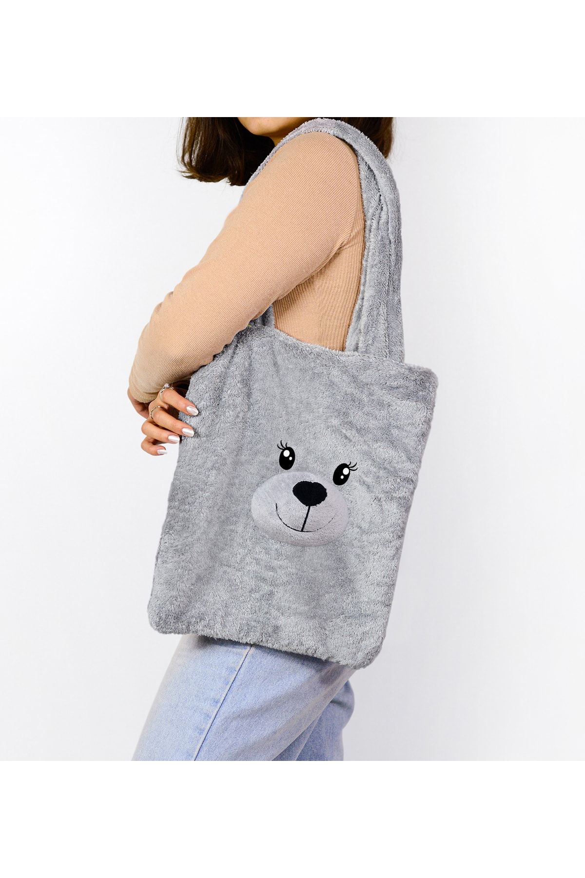 zg ner Oyuncak Soft Plush Teddy Bear Shoulder Bag Trendyol
