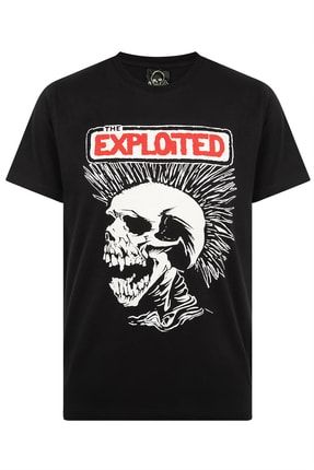 Overdrive Erkek The Exploited Metal Rock T-shirt OD-2227