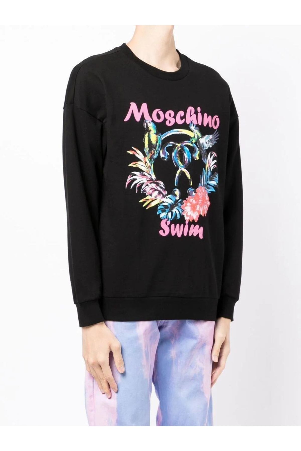 Moschino Sw m Erkek Sweatshirt A17032321 Fiyat Yorumlar Trendyol
