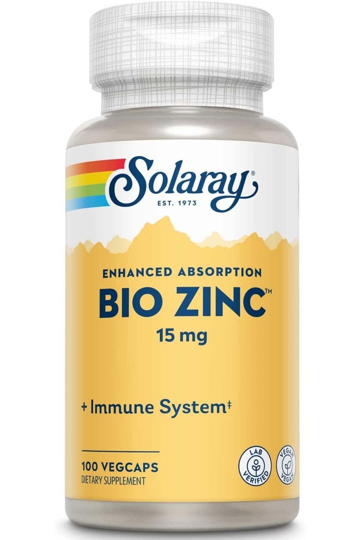 Solaray Bio Zinc Çinko Komplex Minerali Zinc Citrate Zinc Picolinate