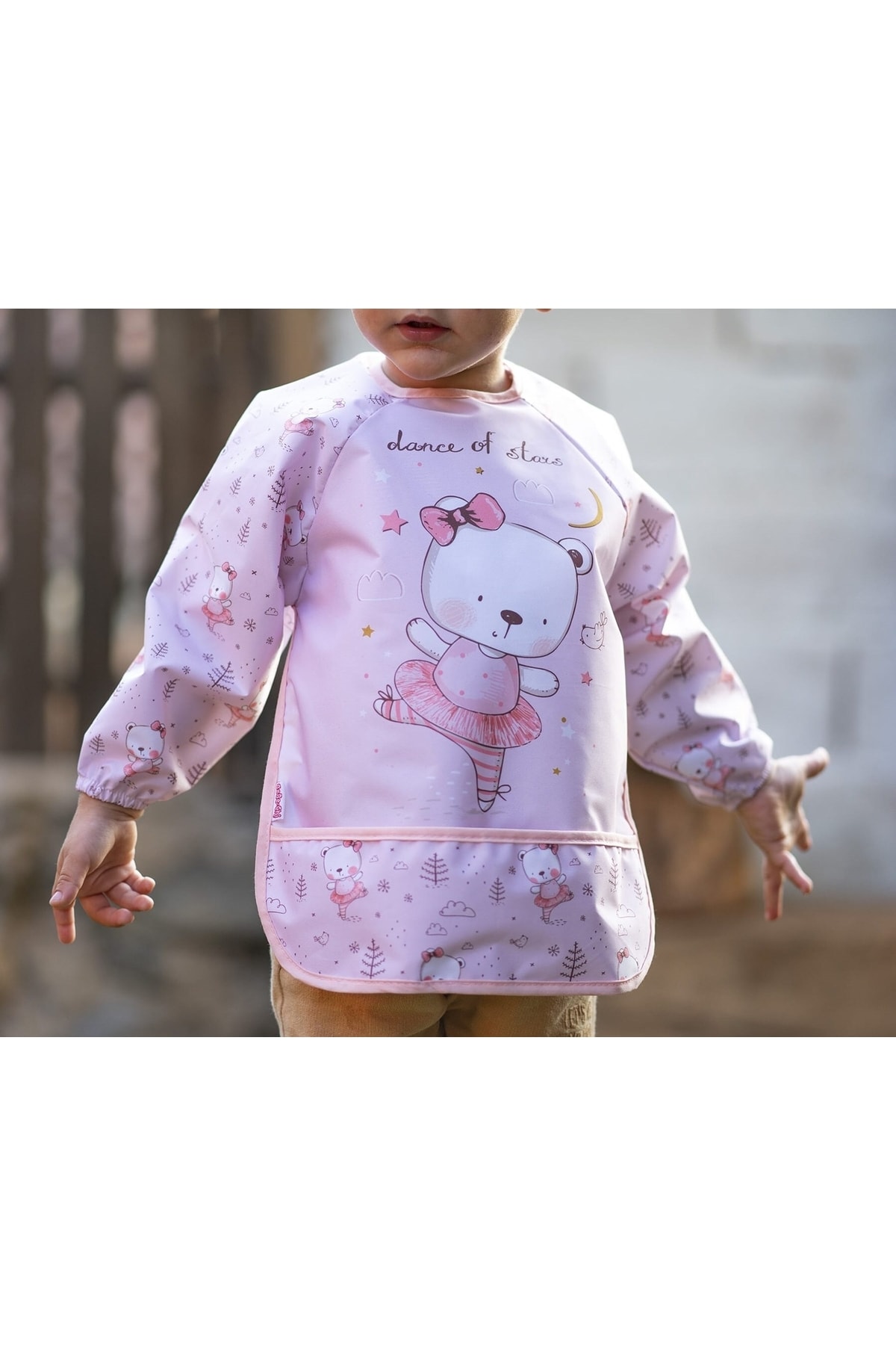 dubi baby 3 Adet Sıvı Geçirmez Unicor Ceylan Ayıcık Desen Bebek Mama Önlüğü 0-3 Yaş fotoğrafı 4 (önizleme)