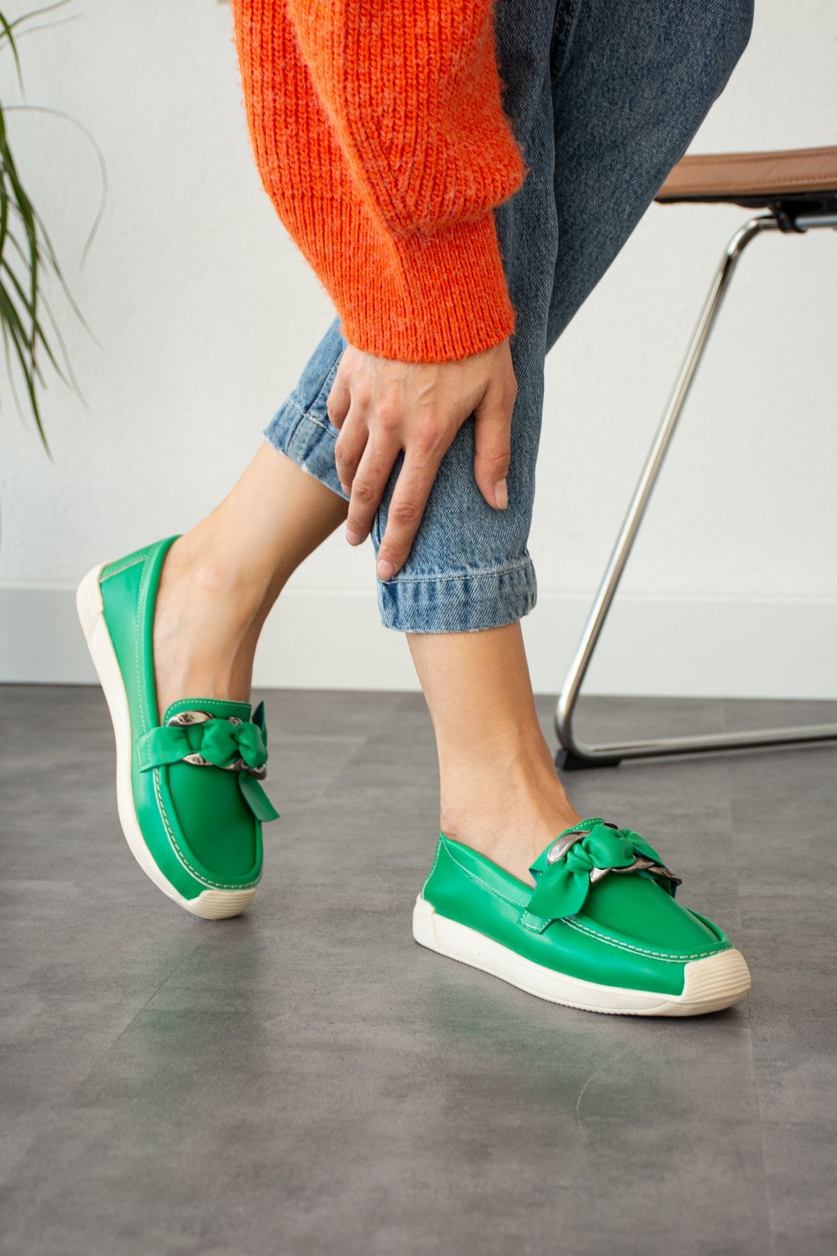 Shoes Günlük Kadın Tokalı Babet