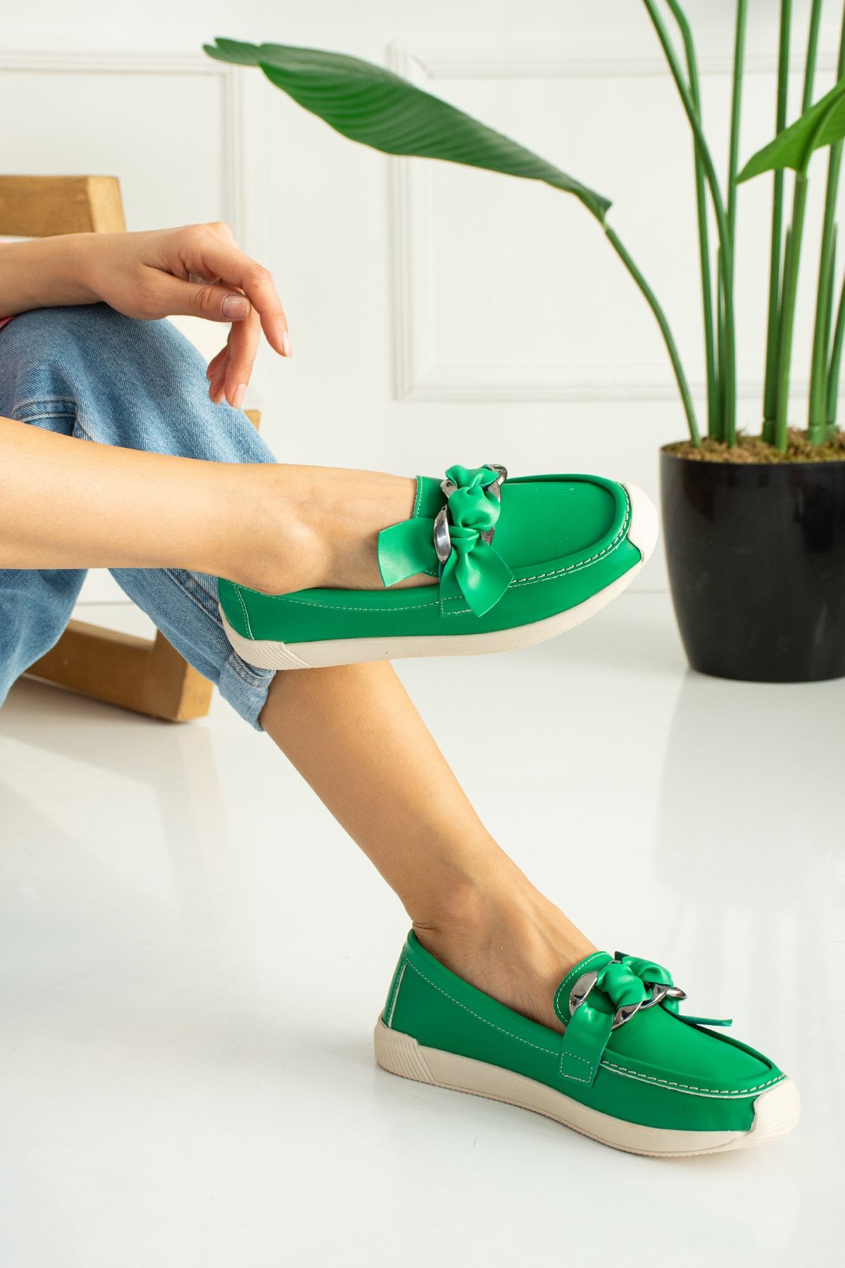 Shoes Günlük Kadın Tokalı Babet