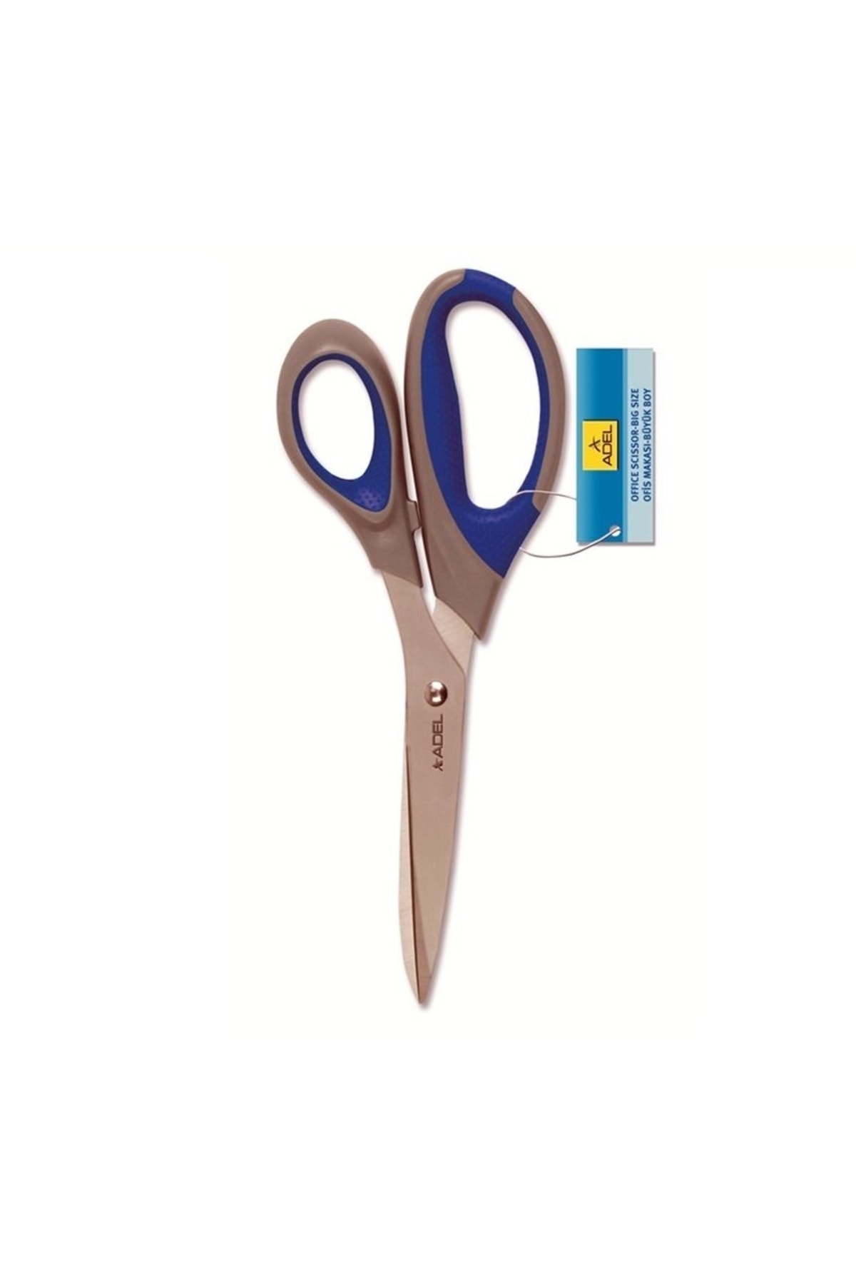 Adel Büyük Boy Ofis Makası Mavi 1 Adet