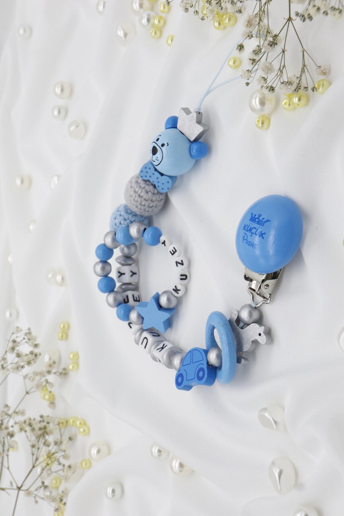 lilamtasarım %100 Doğal Ahşap Ürünlerden Bebek Emzik Zinciri fotoğrafı 3 (önizleme)