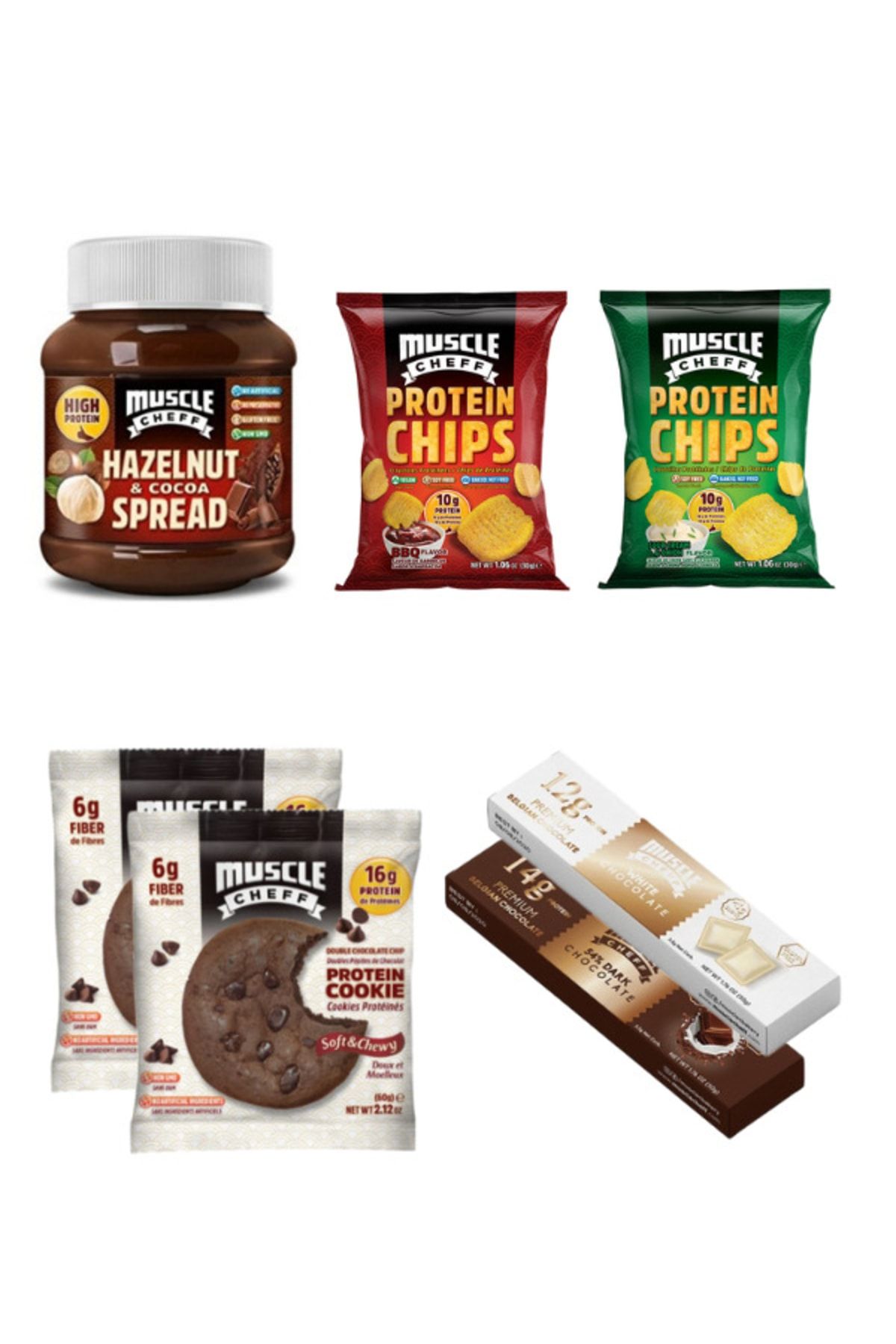 MUSCLE CHEFF Avantajlı Mega Protein Paketi 7 Adet Ürün