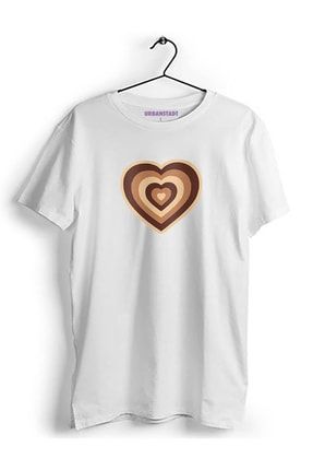 Unisex Beyaz Baskılı T-Shirt YK004