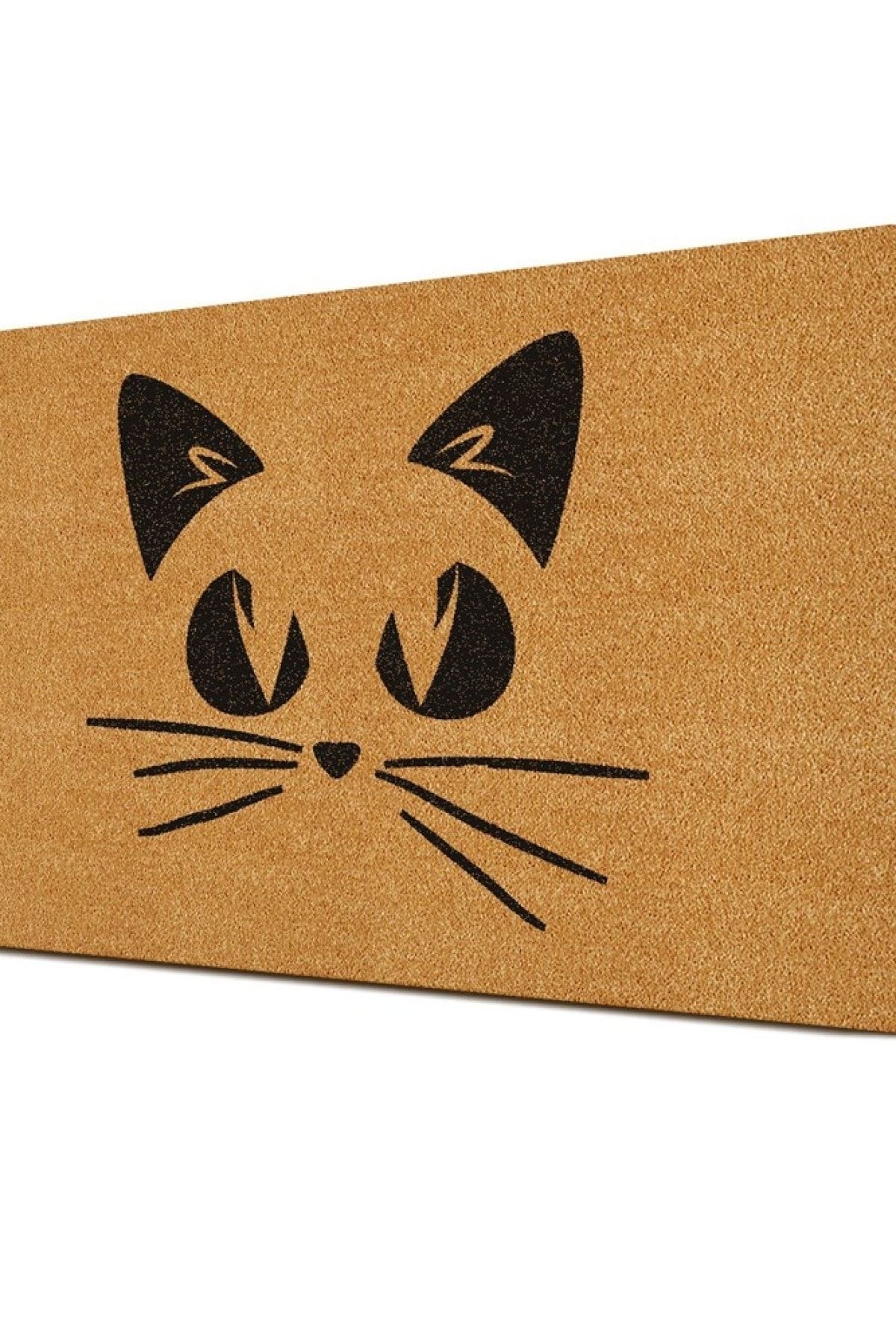 Paspas Gölge Kedi Desenli Kapı Önü Paspası - 2