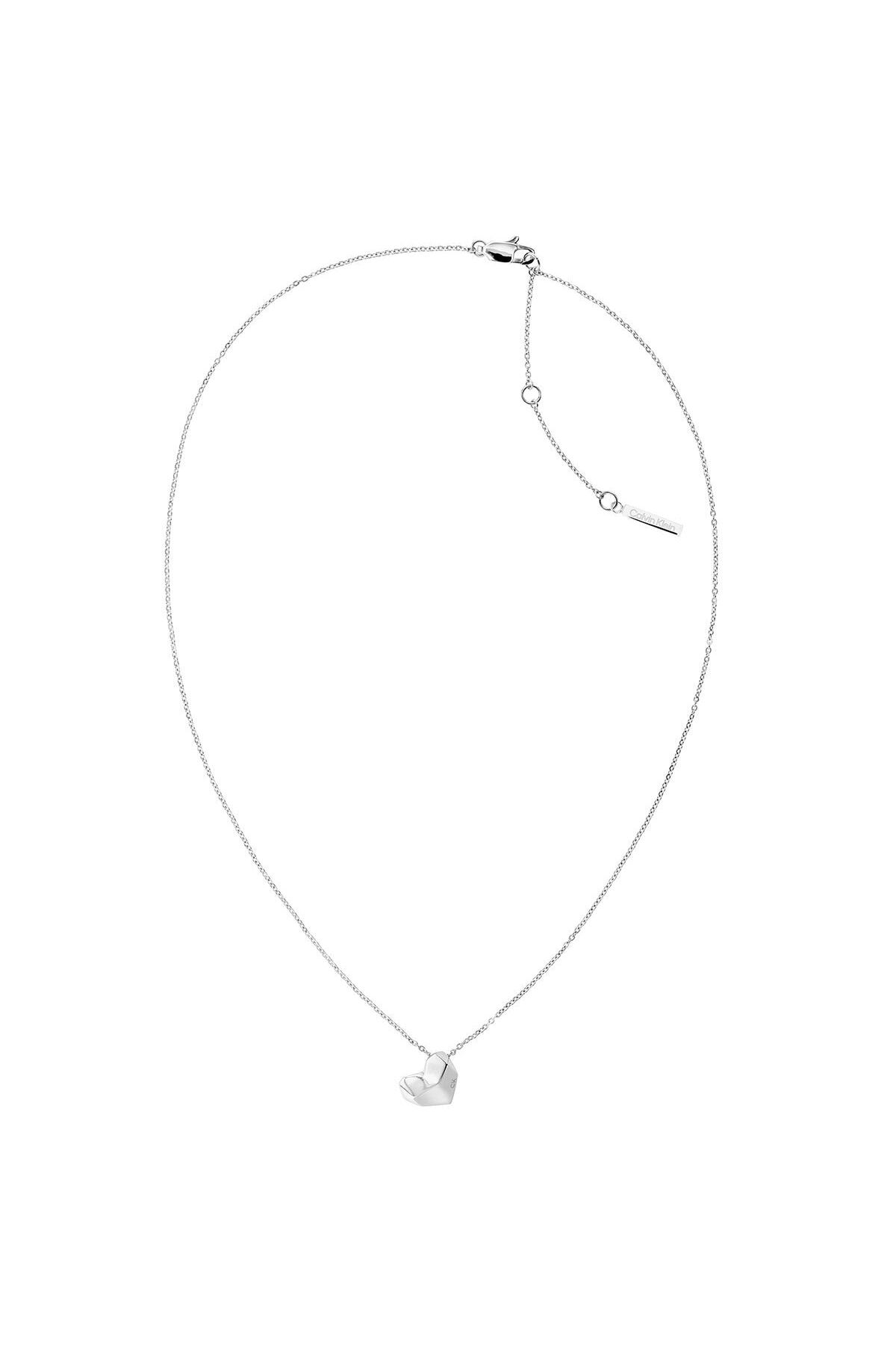Calvin klein heart necklace hot sale