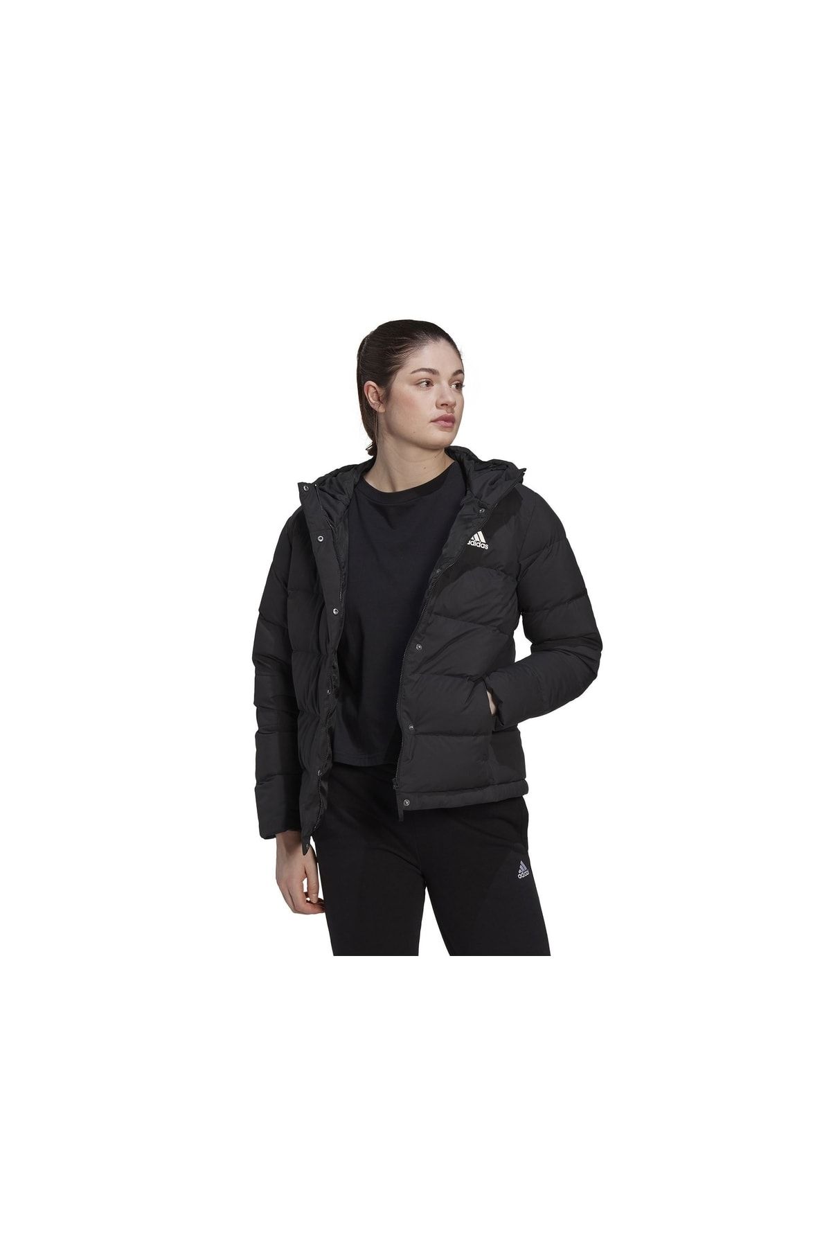 adidas مانتو کژوال زنانه W Helionic Ho J Hg8747 مشکی