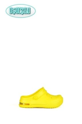 Işıklı Sarı Unisex Çocuk Terlik / Sandalet 581 E108-P-5793