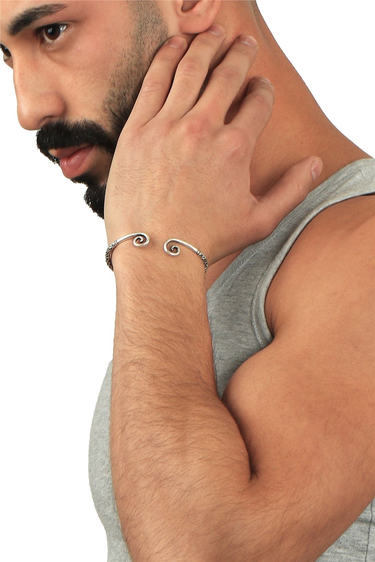 Mens sales band bracelet