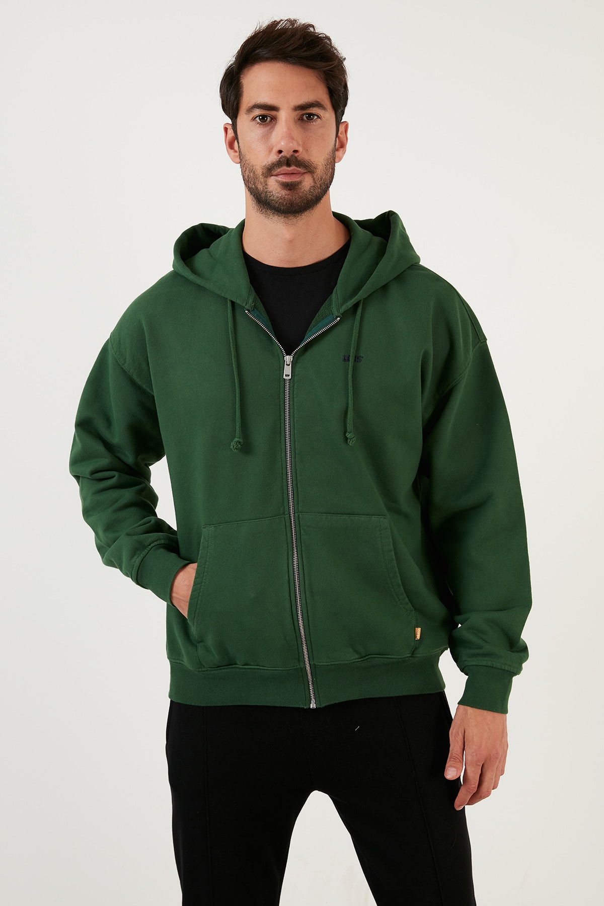 سویشرت لیوایز مردانه پنبه ای سبز   Relaxed/ریلکس    Relaxed/ریلکس کژوال/روزمره | Levi's A3768-0005 - تصویر 4