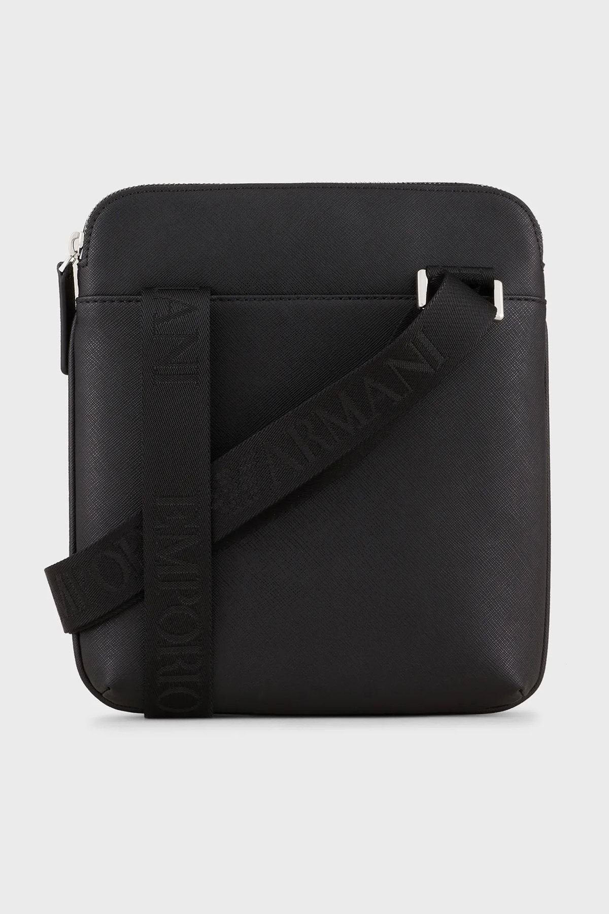 کیف شانه ای مردانه آویز قابل تنظیم با آرم Y4M185 Y138E 81072 Emporio Armani