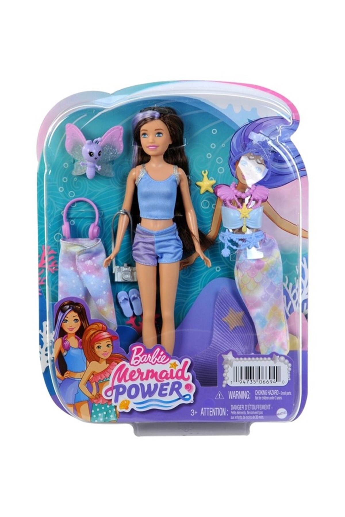 Barbie Mermaid Power Bebekleri Hhg54 Hhg55 Skipper