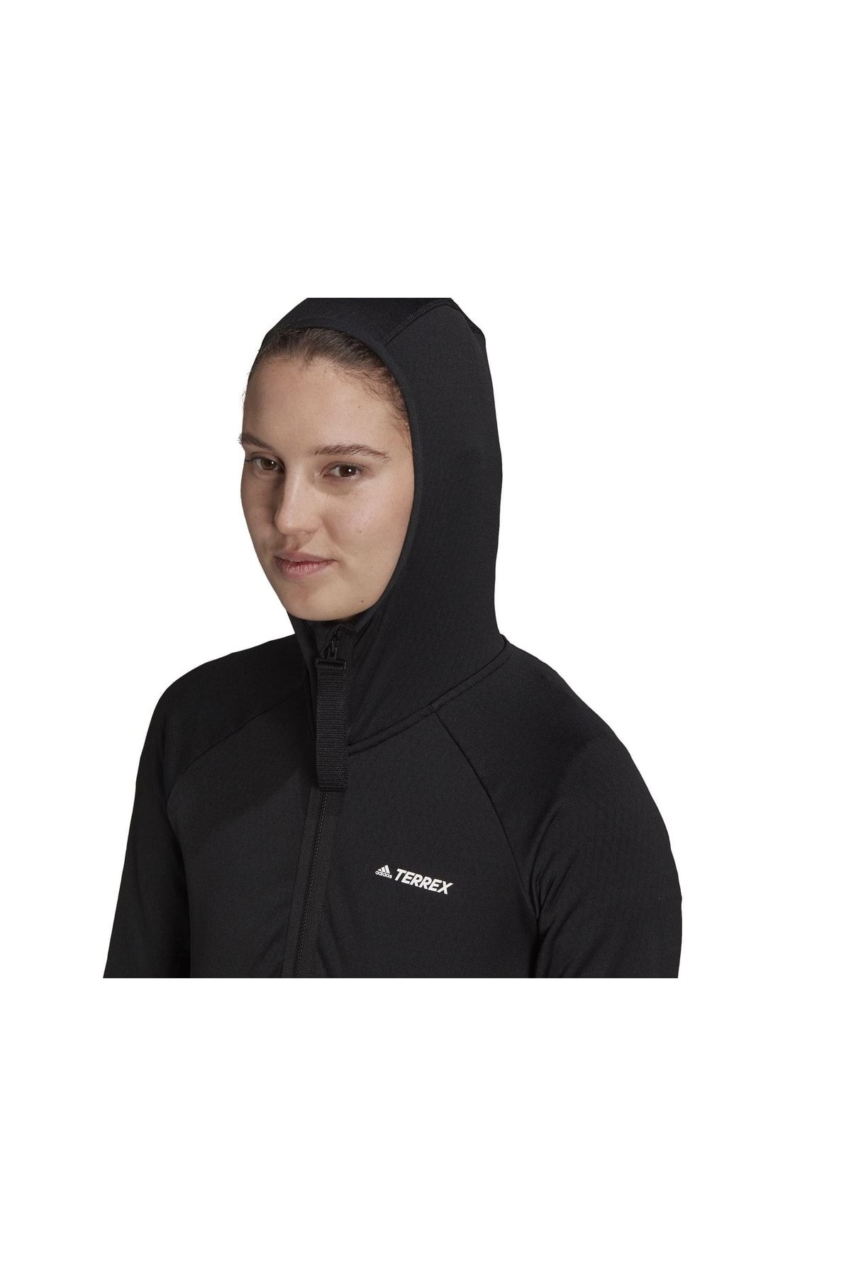 adidas ژاکت پشمی زنانه W Txfloocelt Hj در فضای باز GI7168 مشکی