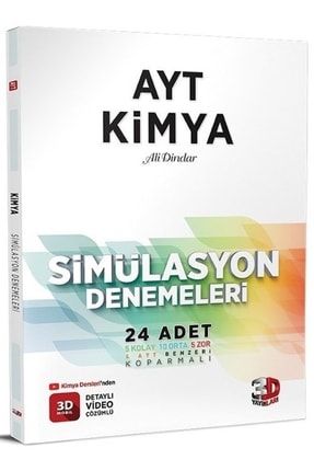 Ayt Kimya Simülasyon Denemeleri 2023 3DAYTSDKM0021