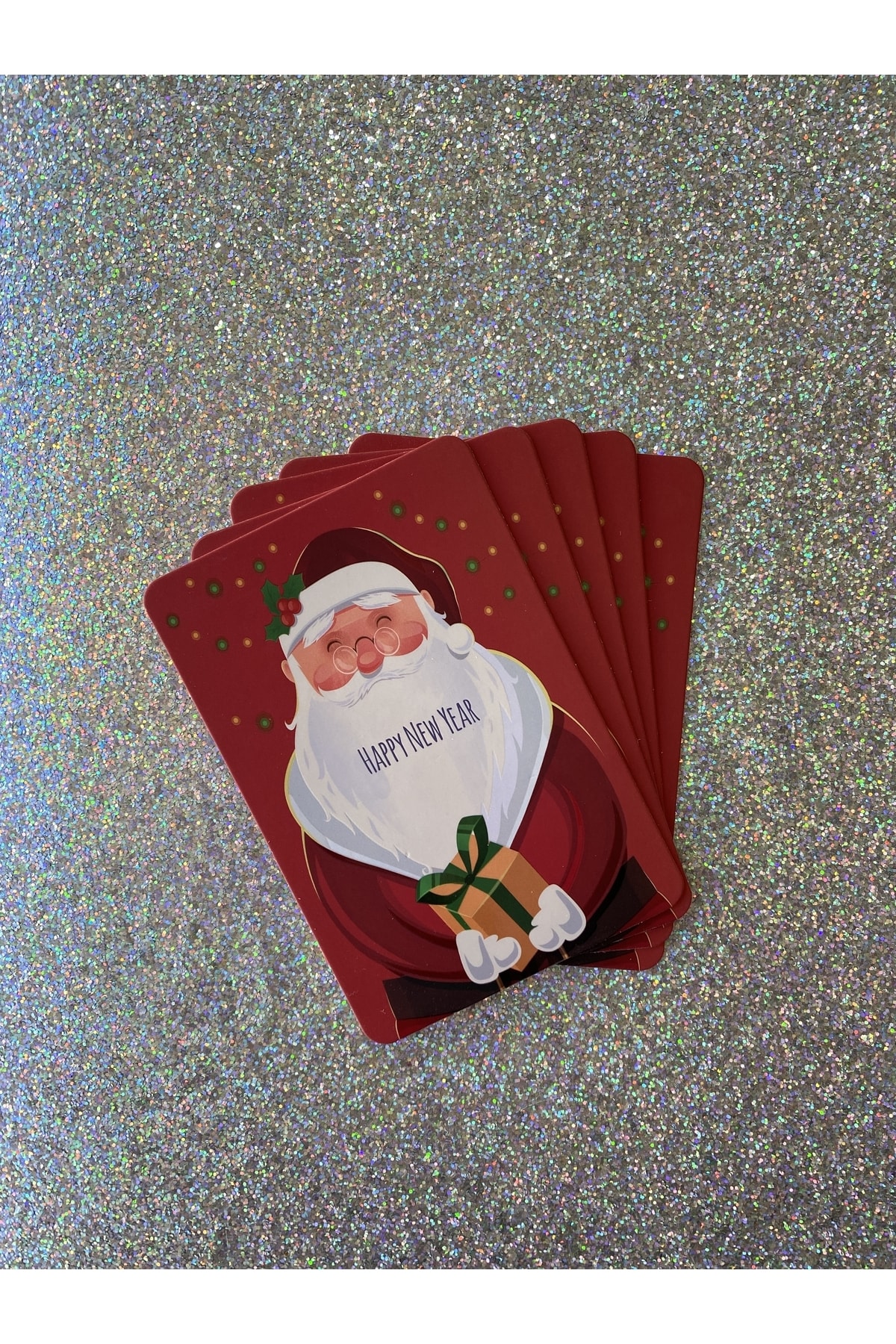 4nio Noel Kartpostal Hediye Kartı 5 Li