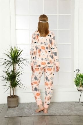 Kadın Pijama Takımı Polar Yumuşacık Soft Kış Ev Giyimi Malu66 MALU66