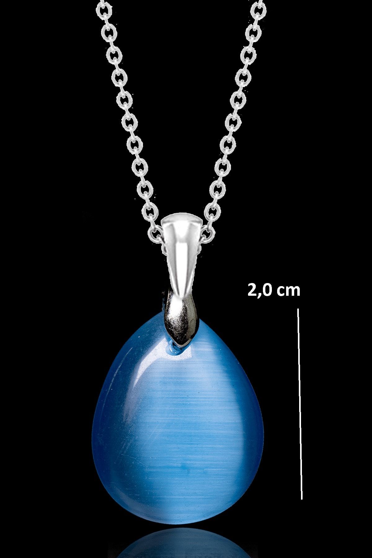 Blue agate online stone necklace