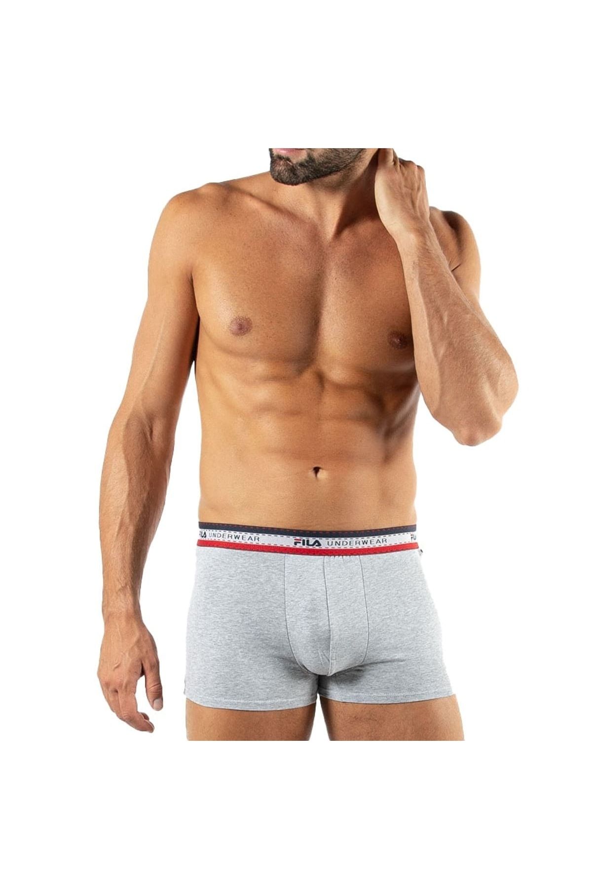 FILA Boxershorts Grau 4er-Pack