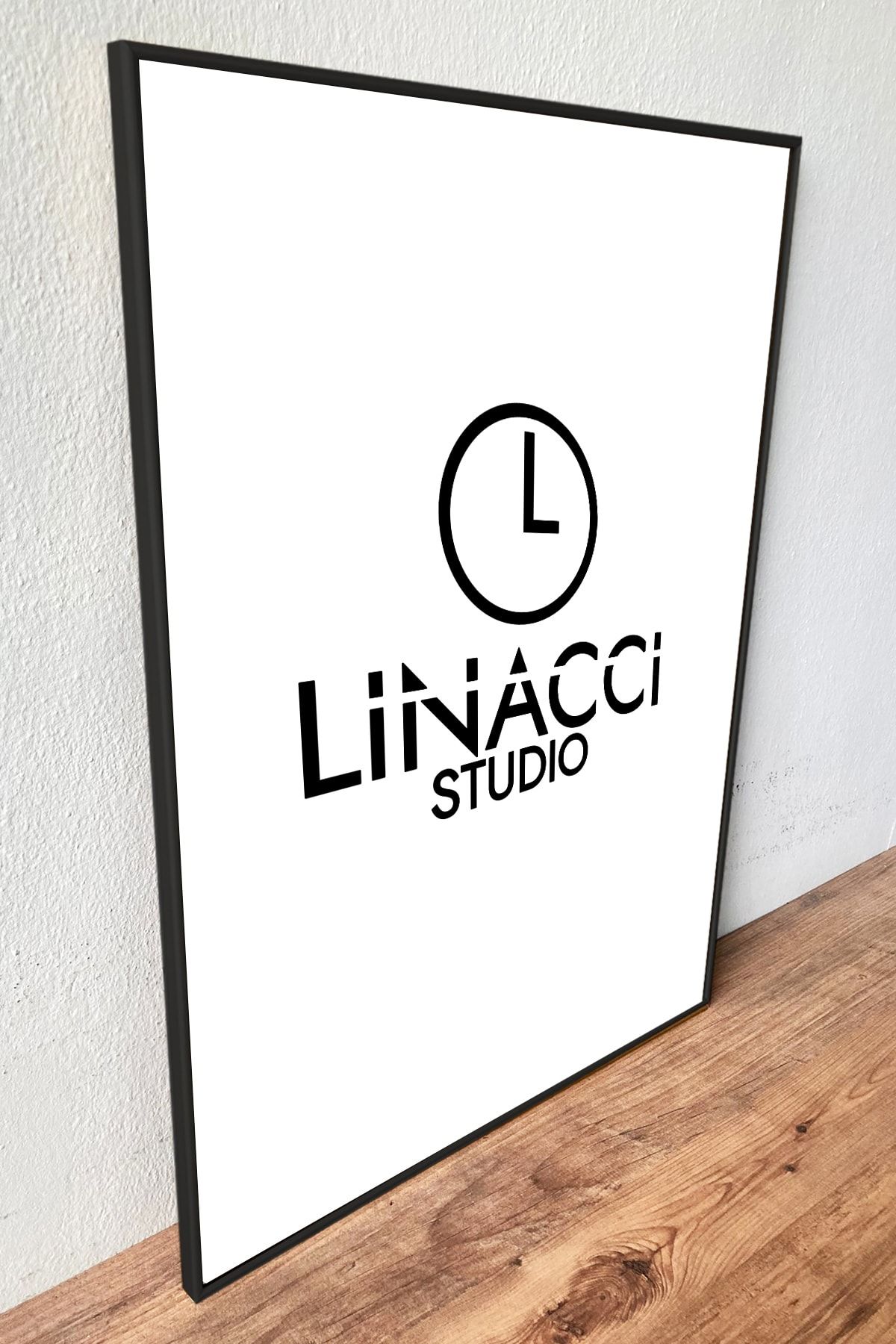 Linacci Alüminyum Çerçeveli Camlı Çerçeve Gold Siyah Gümüş