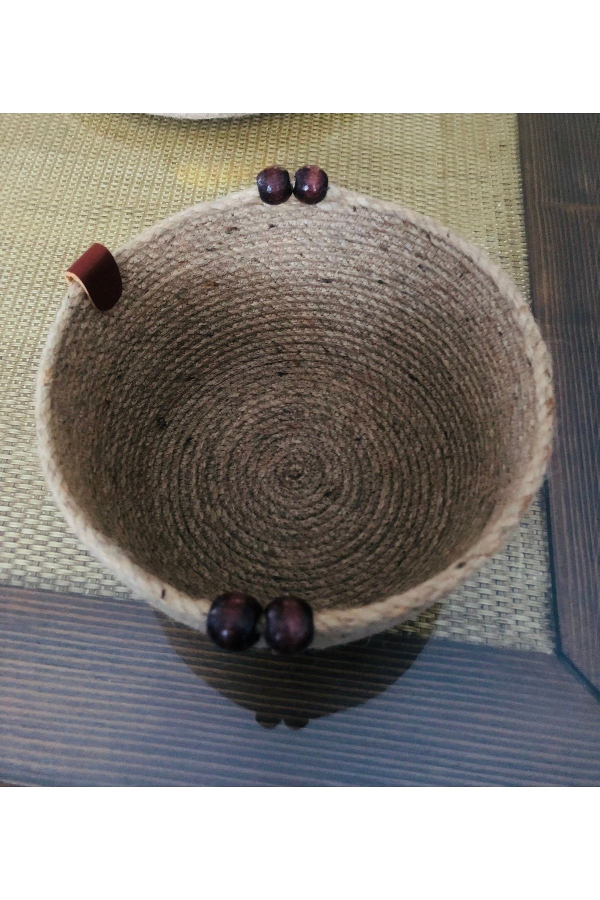 MY HOME HANDMADE Hasır Sepet-jüt Sepet