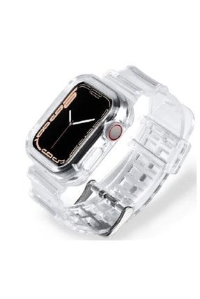 Kayış/kordon Ve Kasa Koruyucu Apple Watch Seri 2/3/4/5/6/se 42mm Şeffaf (SAAT DEĞİLDİR) nzhtekks1394