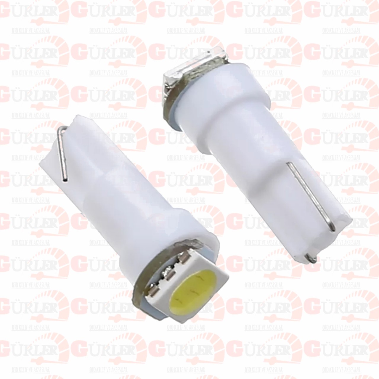 Gürler Oto Aksesuar T5 Led Ampul Gösterge Lambası Mini Dipsiz Yeşil Renk  12v 10 Adet Fiyatı - Trendyol