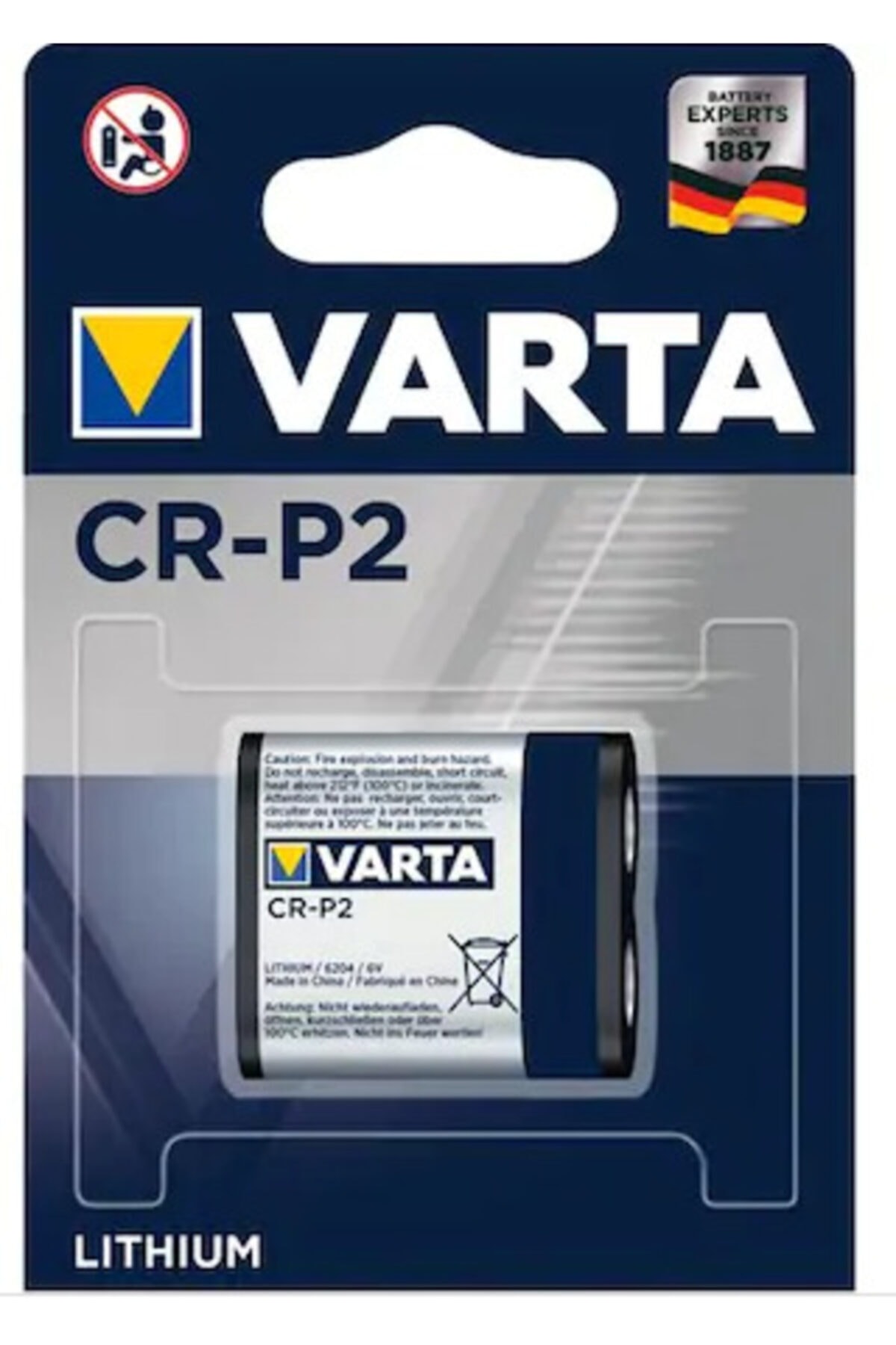 Varta Cr-p2 Professional Photo 6v Lityum Foto Pili