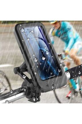 Polham Ayarlanabilir Su Geçirmez Motosiklet Bisiklet Telefon Tutucu Bisiklet Telefon Tutucu 7 Inc 33411-black